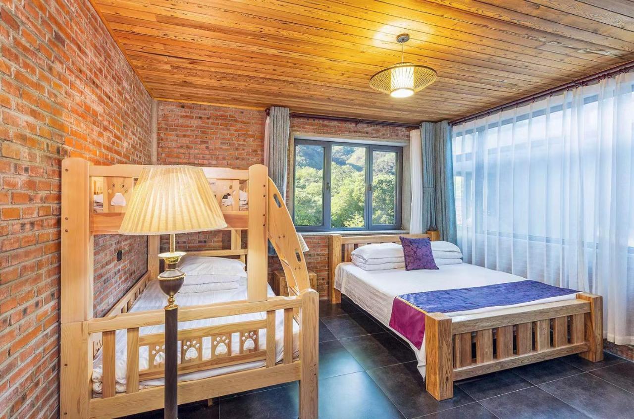Beijing Mutianyu Great Wall Wangshanyuan Farm Stay Huairou Bagian luar foto